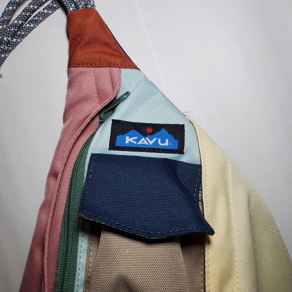 Kavu Rope Colorblock Sling Rope Bag - Picture 4 of 10
